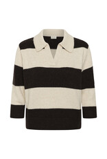 Part Two Charlott Pullover in Whitecap Gray Stripe