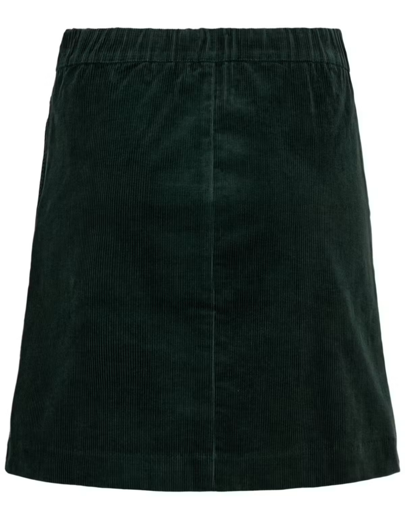 Part Two Lings Corduroy Skirt in Green Gables