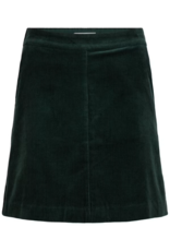 Part Two Lings Corduroy Skirt in Green Gables