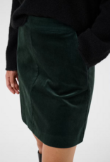 Part Two Lings Corduroy Skirt in Green Gables