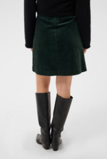 Part Two Lings Corduroy Skirt in Green Gables