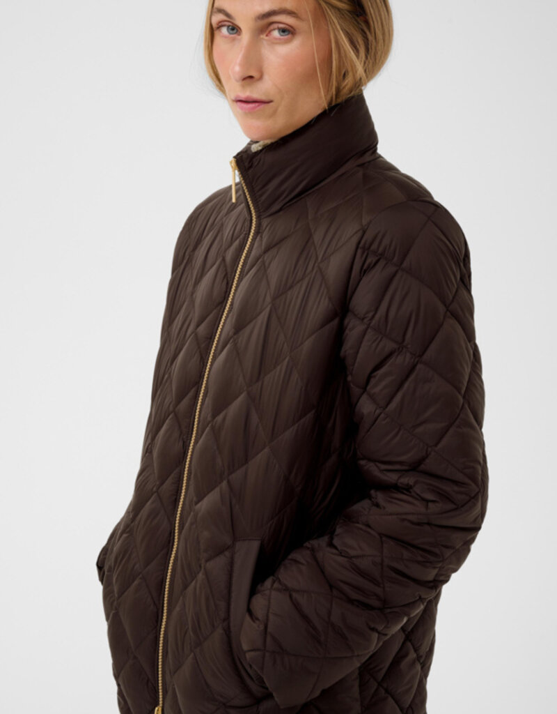 Part Two Olilana Quilted Jacket With Dual-way zip