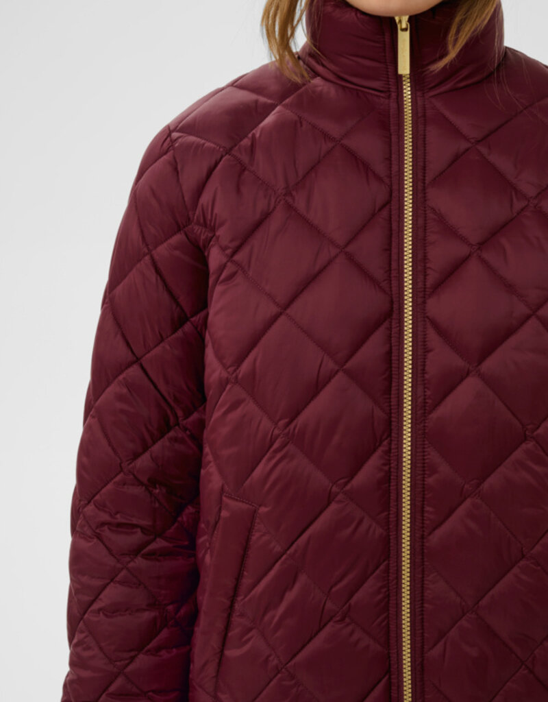 Part Two Olilana Quilted Jacket With Dual-way zip