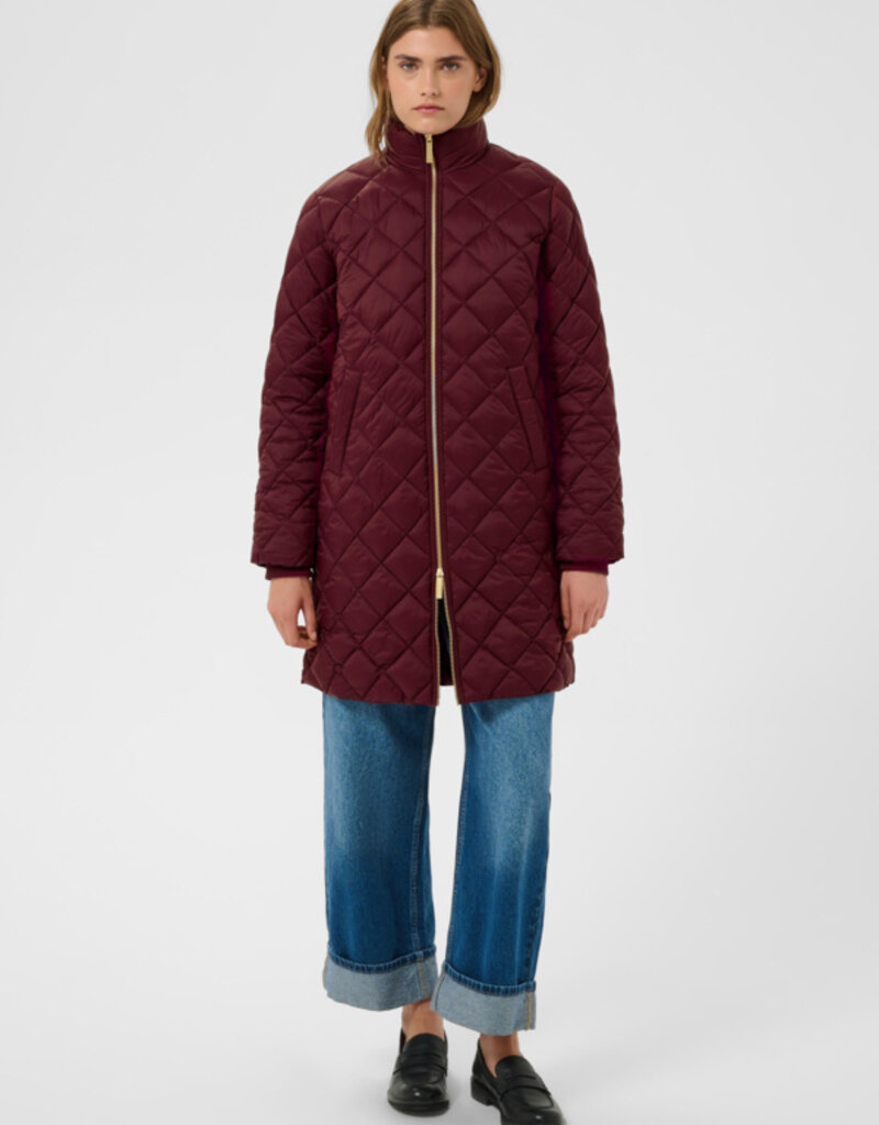 Part Two Olilana Quilted Jacket With Dual-way zip