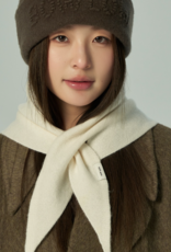 LadyJuneAccessories Wool Triangle Scarf in Navy