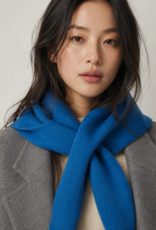 LadyJuneAccessories Wool Triangle Scarf in Navy