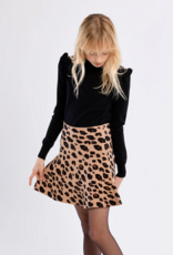 Molly Bracken Kids Erin Kids Cheetah Skirt in Camel
