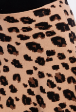 Molly Bracken Kids Erin Kids Cheetah Skirt in Camel