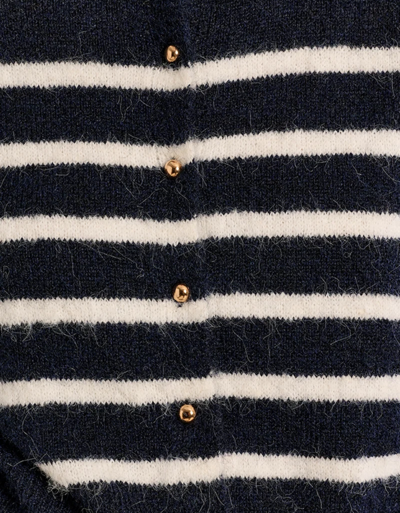 Molly Bracken Brodi Stirpe Cardigan in Navy