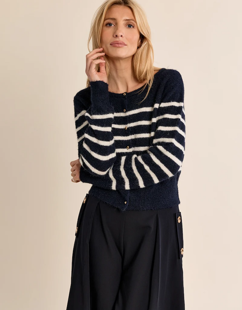 Molly Bracken Brodi Stirpe Cardigan in Navy