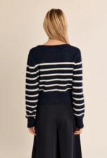 Molly Bracken Brodi Stirpe Cardigan in Navy