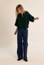 Molly Bracken Brea Short Sleeve Knit in Forest Green
