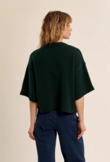 Molly Bracken Brea Short Sleeve Knit in Forest Green