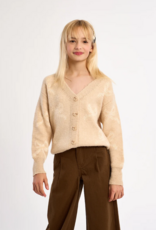 Molly Bracken Kids Bella Bow Kids Cardigan in Beige