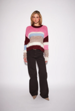 John and Jenn Ferris Striped Pullover in Chalet Chill