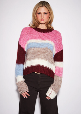 John and Jenn Ferris Striped Pullover