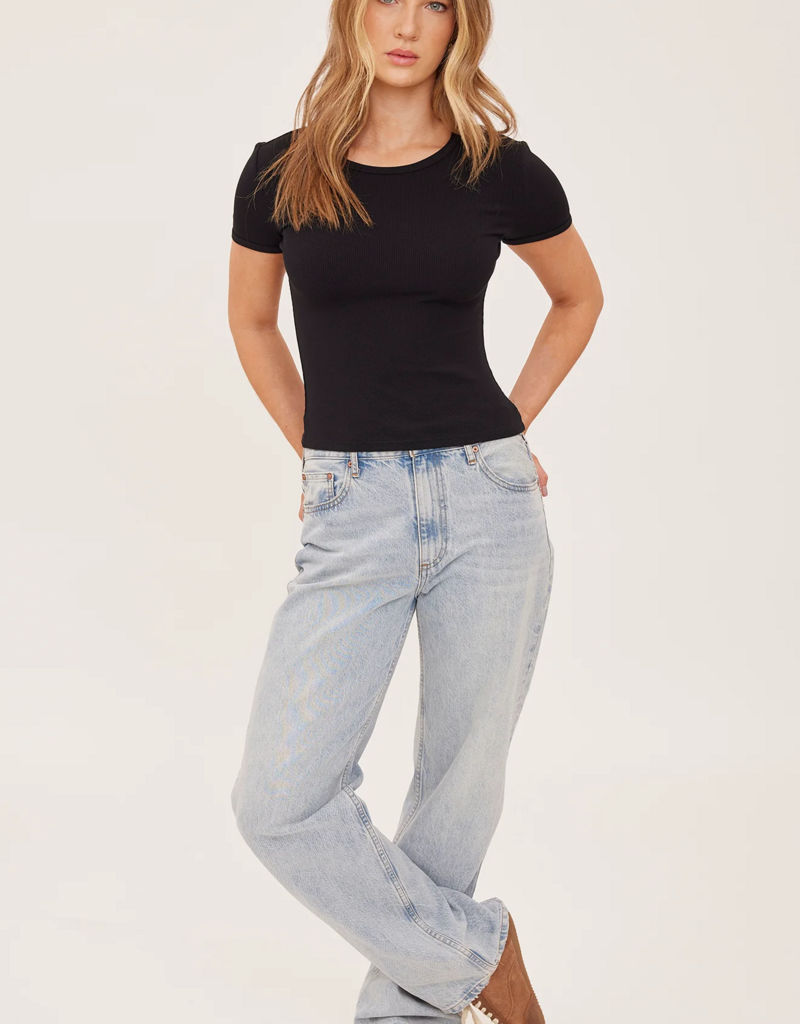 Gentle Fawn Dayna Crew Tee with Piping