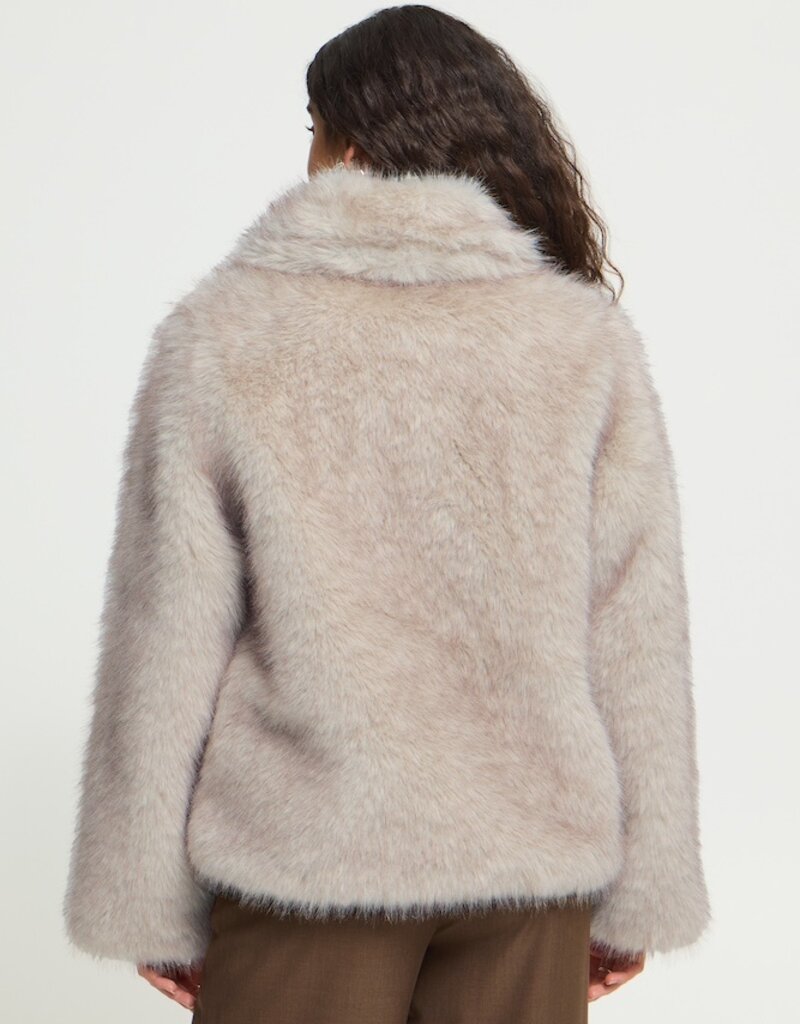 ICHI Hayana Jacket in Pumice Stone Melange