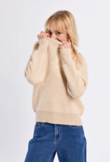 Molly Bracken Kids Berri Bow Kids Pullover in Beige