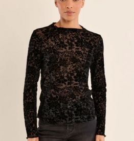 Molly Bracken Kasia Burnout Turtleneck