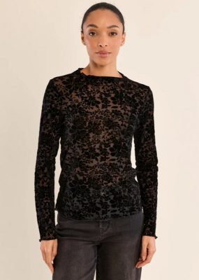 Molly Bracken Kasia Burnout Turtleneck