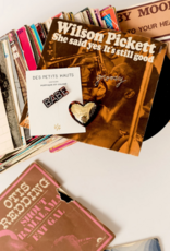 Des Petits Hauts Pamela Heart Brooch "DPH Loves You"