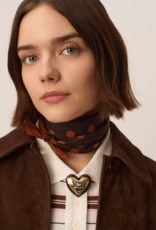 Des Petits Hauts Pamela Heart Brooch "DPH Loves You"