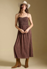 Saltwater Luxe Laken Midi Dress in Mocha