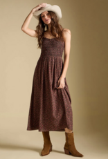 Saltwater Luxe Laken Midi Dress in Mocha