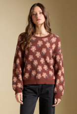 Saltwater Luxe Vincent Pullover Knit Sweater in Merlot
