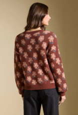 Saltwater Luxe Vincent Pullover Knit Sweater in Merlot