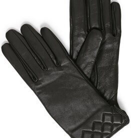 ICHI Evan Leather Glove in Black