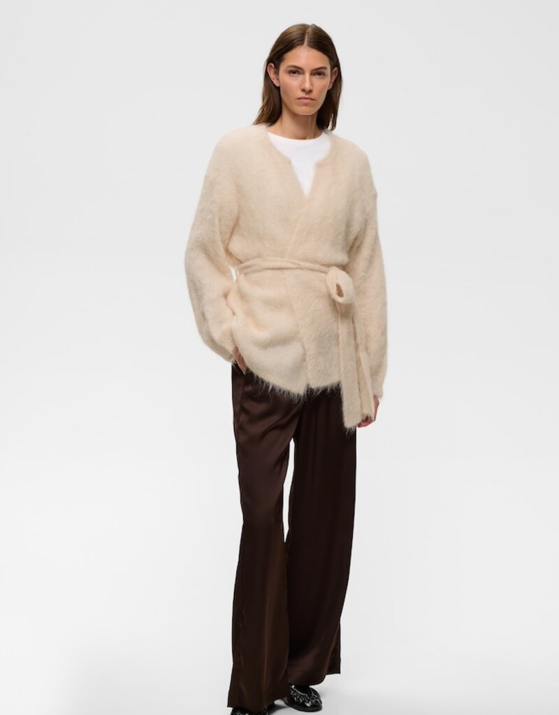 InWear Pello Alpaca Cardigan in Cream Haze