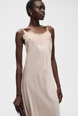 InWear Orah Lace Detail Slip Dress in Cream Haze
