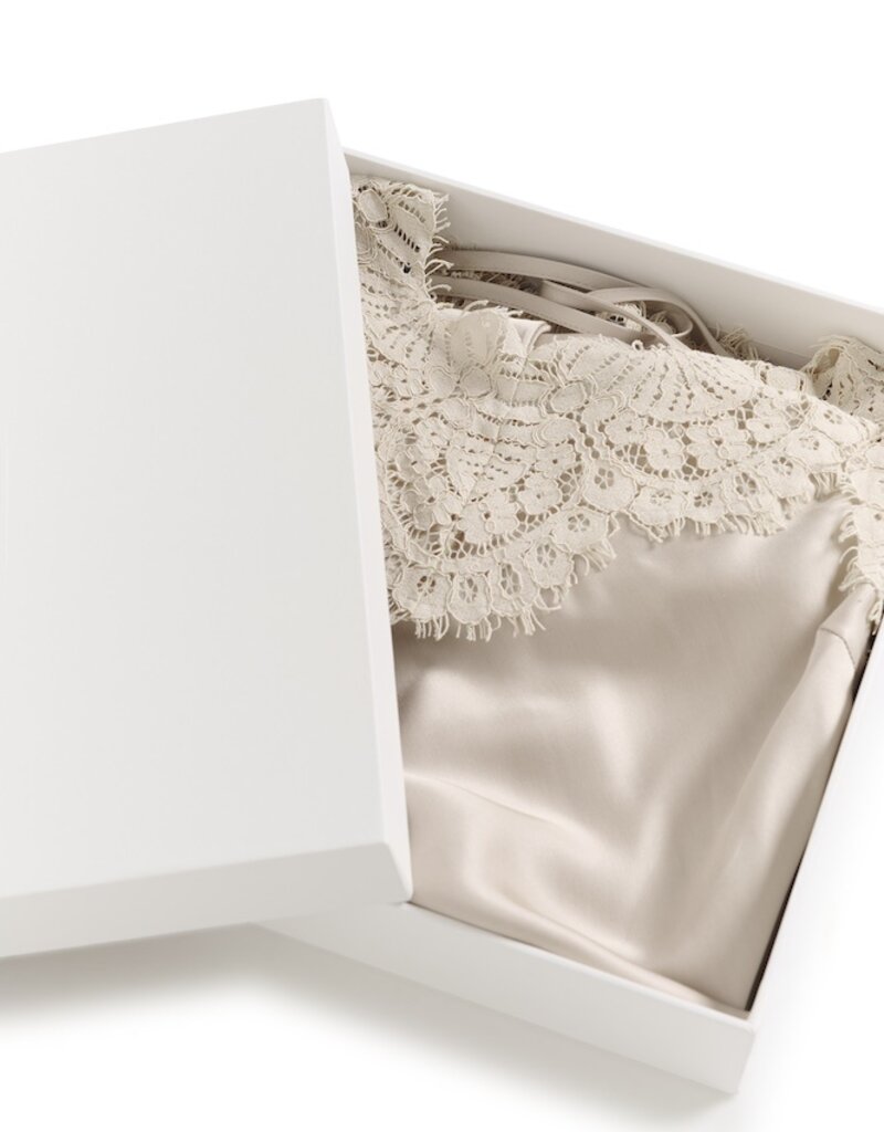 InWear Orah Lace Detail Cami in Cream Haze