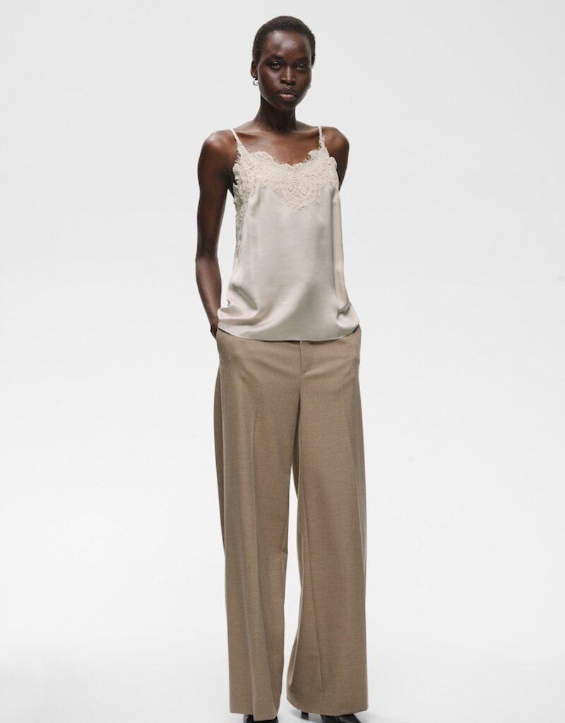 InWear Orah Lace Detail Cami in Cream Haze