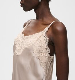 InWear Orah Lace Detail Cami in Cream Haze