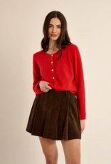 Molly Bracken Emmie Mini Skort in Chocolate