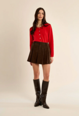 Molly Bracken Emmie Mini Skort in Chocolate