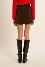 Molly Bracken Emmie Mini Skort in Chocolate