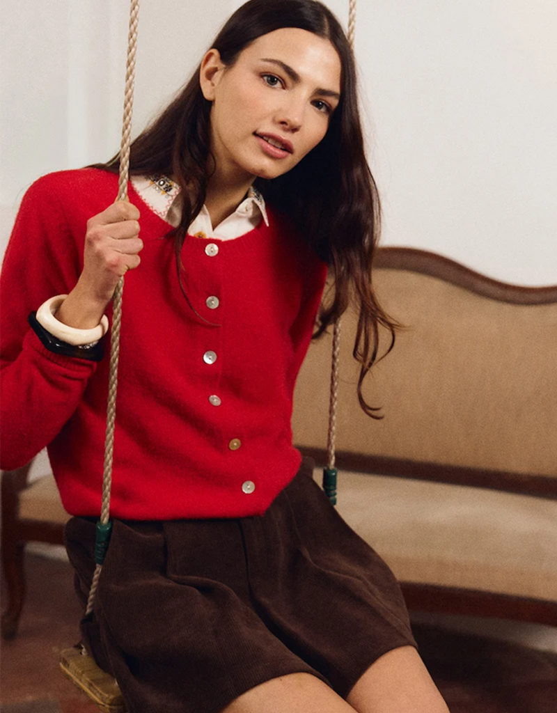 Molly Bracken Emmie Mini Skort in Chocolate