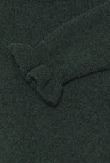 B.Young Omea Long Sleeve Knit With Frills in Scarab Green