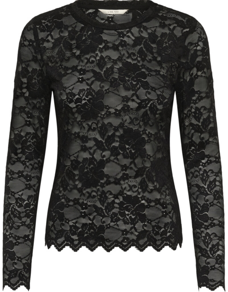 Cream Pitia Lace Blouse