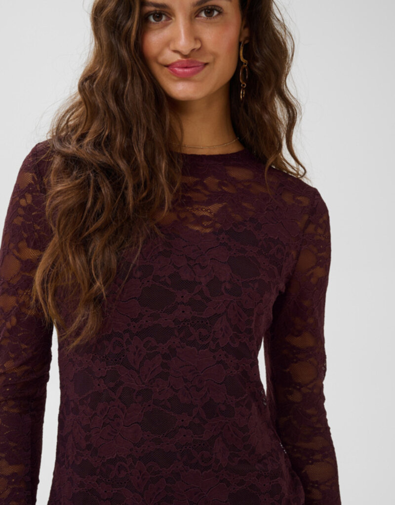 Cream Pitia Lace Blouse