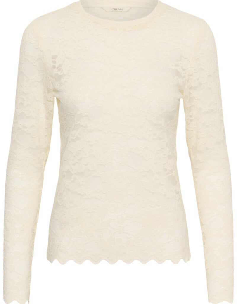 Cream Pitia Lace Blouse