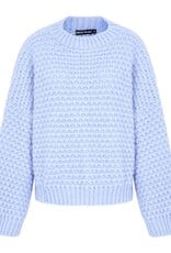 Cara and the Sky Darwin Oversized Chunky Knit Jumper in Blue