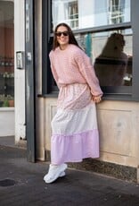 Cara and the Sky Darwin Oversized Chunky Knit Jumper in Pink