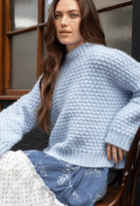 Cara and the Sky Darwin Oversized Chunky Knit Jumper in Blue