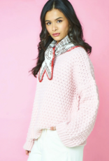 Cara and the Sky Darwin Oversized Chunky Knit Jumper in Pink