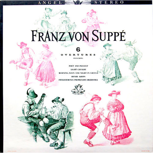 Franz von Suppé, The Philharmonic Promenade Orchestra Of London, Henry Krips - 6 Overtures Franz von Suppé, The Philharmonic Promenade Orchestra Of London, Henry Krips - 6 Overtures